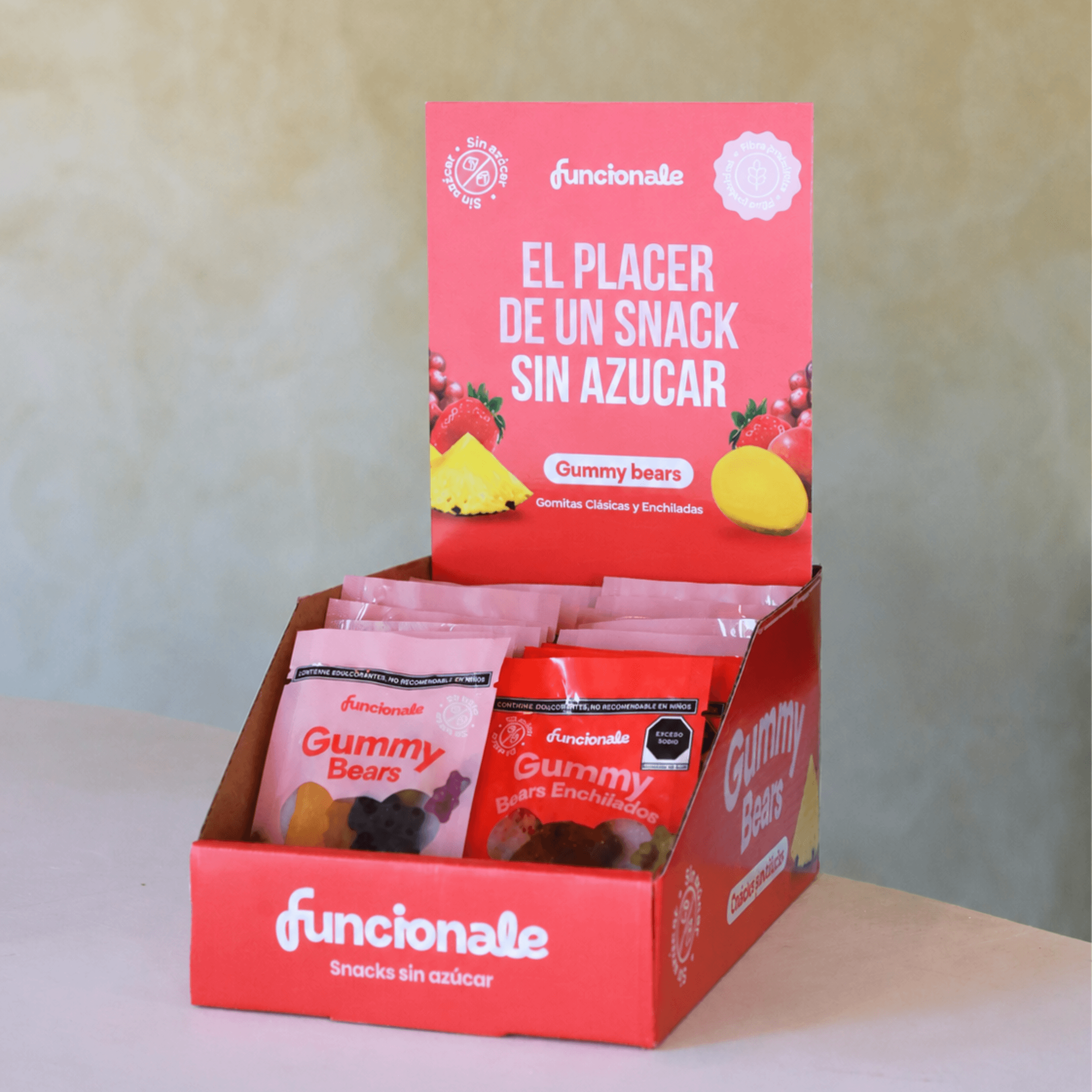 Exhibidor + 20 Pack